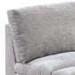 Luna 35 Inch Modular Armless Chair Three Layer Plush Cushioned Seat Gray By Casagear Home BM284329