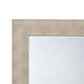 Structure 26 x 38 Modern Rectangular Mirror Shargeen Texture Bevel Ivory By Casagear Home BM284427