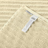Cora 6 Piece Soft Egyptian Cotton Towel Set Classic Textured Design Cream By Casagear Home BM284590