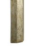 50 Inch Fireplace Mantel Rectangular Wood Frame Metallic Brass Finish By Casagear Home BM284926