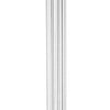 17 Inch Tall Pillar Candle Holder Glass Classic Clean Lined Finish Clear By Casagear Home BM285267