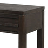 Joni 48 Inch Side Console Table Acacia Wood 2 Drawer 1 Shelf Espresso By Casagear Home BM285421