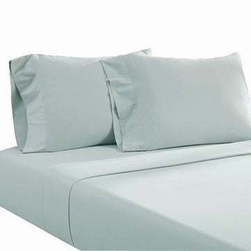 Ivy Sheet Set | 4 Piece King | Cotton | Prewashed Light Blue
