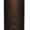 Oli 16 Inch Wall Sconce Steel Frame Cylindrical Shade Modern Bronze By Casagear Home BM285689