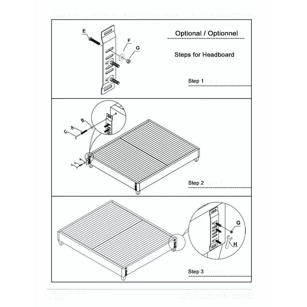 Tamy 13 Inch Twin Size Platform Bed Frame Wood Base Dark Gray Linen By Casagear Home BM286481