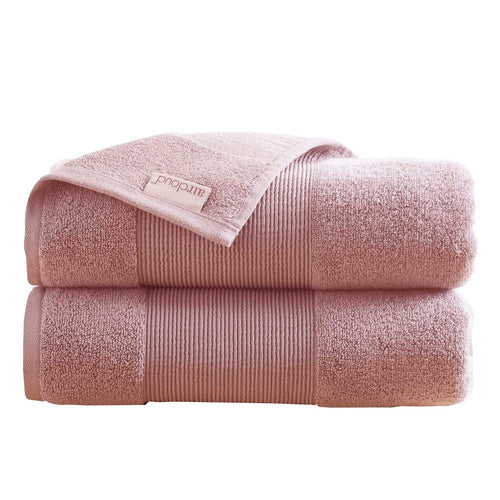 Lyra Towel Set | 2 Piece | Ultra Soft Cotton | Pink