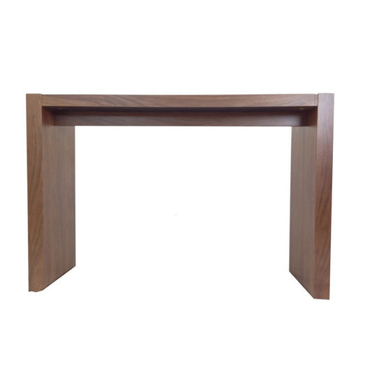 Joey 60 Inch Modern Bar Table, Lacquered Brown Finish, Composite Wood Frame By Casagear Home
