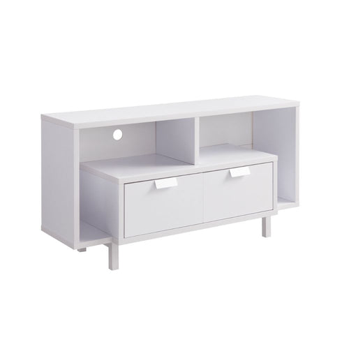 Jett TV Console | 47" | 2 Drawers | 2 Shelves | White