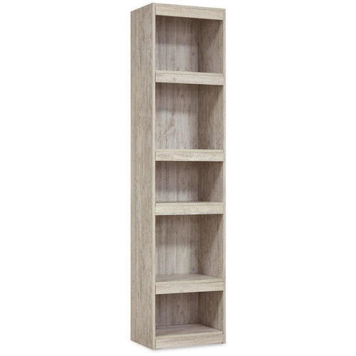 Pier Cabinet | 72" | 4 Adjustable Shelves | Whitewashed Wood