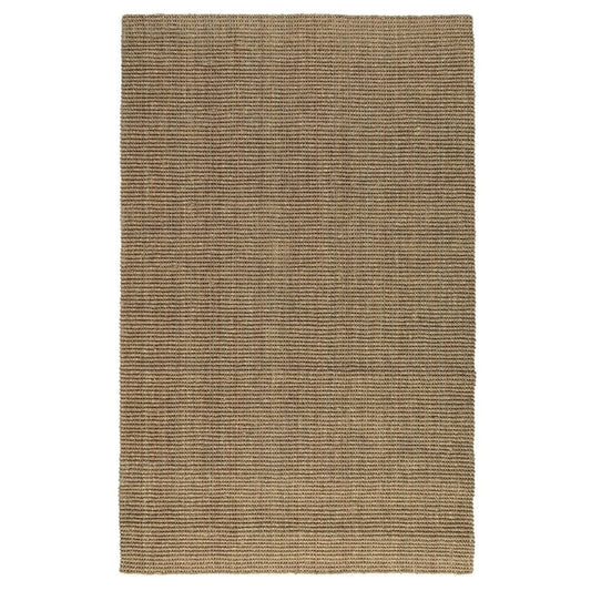 Quell 4 x 6 Handwoven Area Rug, Natural Brown Seagrass, Braided Design By Casagear Home