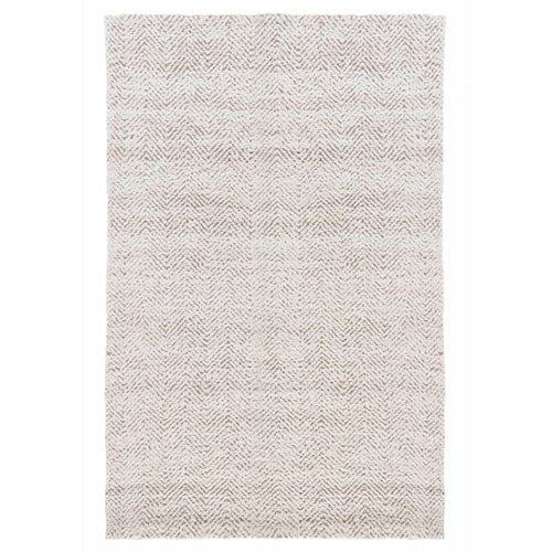 Lenn Area Rug | 2 x 3 | Ivory Brown Jute | Herringbone Woven Pattern