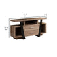 47 Inch TV Entertainment Media Console 2 Drawers 3 Open Shelves Brown By Casagear Home BM302953