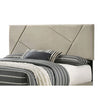 Kail Queen Bed, Wingback Headboard, Channel Tufted, Light Gray Upholstery By Casagear Home