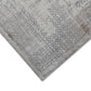 Trix 8 x 10 Large Area Rug, Subtle Pattern, Gray and Cream Cotton Fiber By Casagear Home