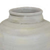 Venny 12 Inch Ceramic Flower Vase, Antique Amphora Shape, Urn White Finish By Casagear Home