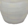 Venny 12 Inch Ceramic Flower Vase, Antique Amphora Shape, Urn White Finish By Casagear Home