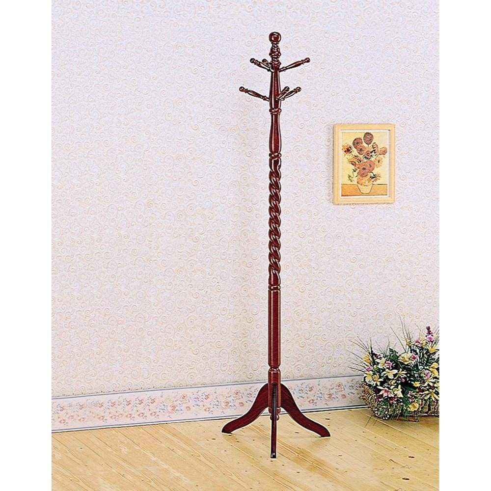 Coat Rack | Traditional Style | Merlot Brown Finish
