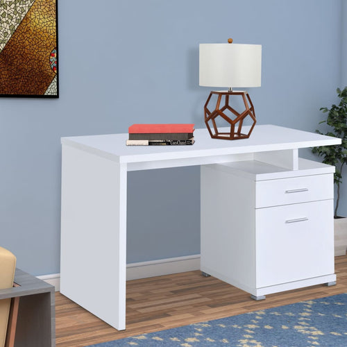 Desk | White Wood | Cabinet | Gorgeous Design