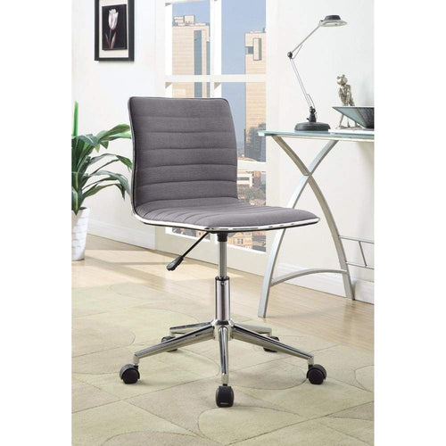 Desk Chair | Mid Back | Contemporary Style | Gray