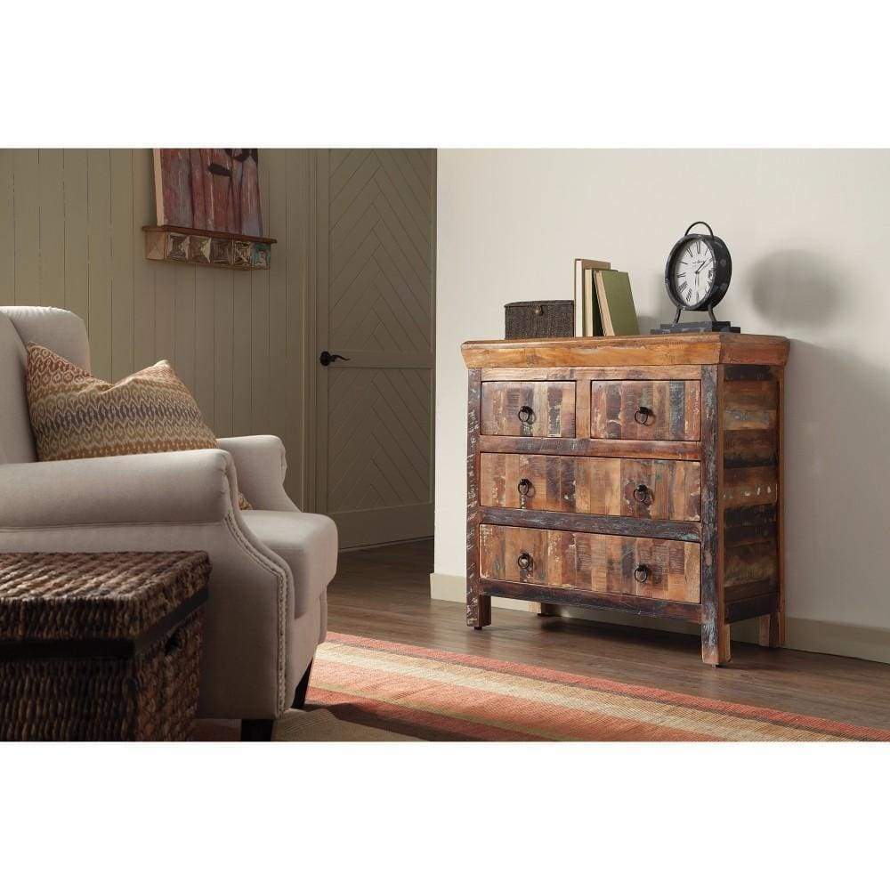 Accent Cabinet | Traditional Wood | Storage Drawers | Brown