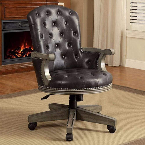 Yelena Armchair | Adjustable Height | Gray Black Finish