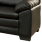 Parma Modern Plush Cushion Sofa Black By Casagear Home FOA-CM6324BK-SF