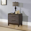 Manvel Contemporary Style Night Stand, Antique Gray By Casagear Home