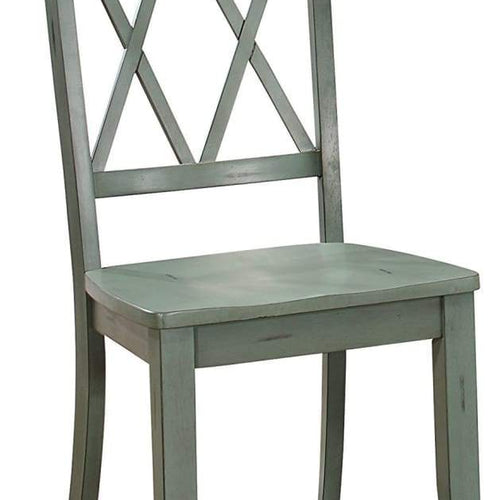 Side Chair Set of 2 | Bi-Cast Vinyl | Curvy Back | Black