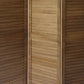 3 Panel Foldable Wooden Divider Privacy Screen with Shutter Design and Metal Hinges Brown By The Urban Port UPT-230659