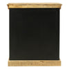 Home Office Cabinet with 3 Drawers and Metal Frame Oak Brown and Black By The Urban Port UPT-263261