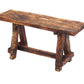 Wooden Garden Patio Bench With Retro Etching Cappuccino Brown By The Urban Port UPT-69623