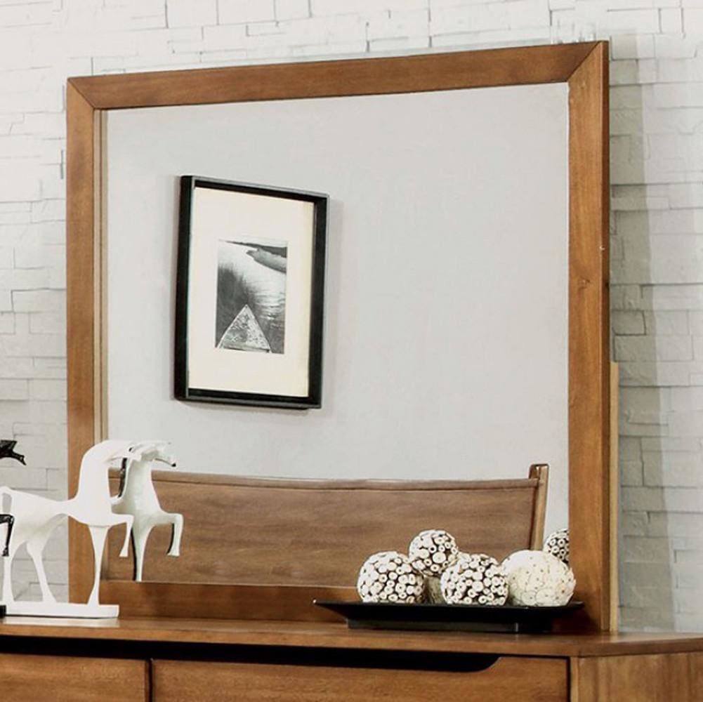Mirror | Lennart Mid Century Modern | Oak Finish