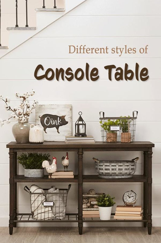 5 Different Console Table Designs and How to Style Them
