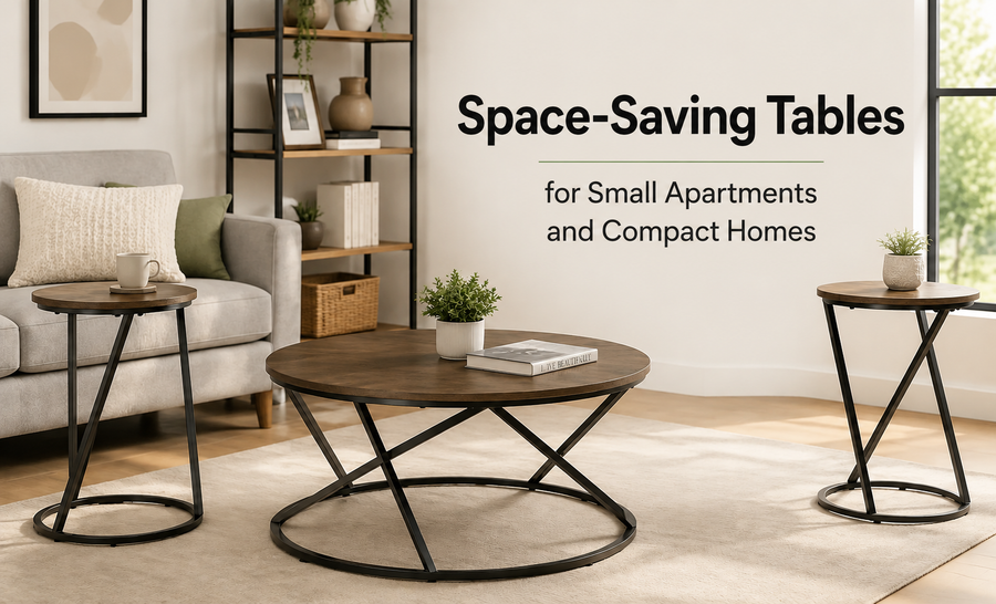 Compact Living Tables Offer Smart Solutions for Small Spaces