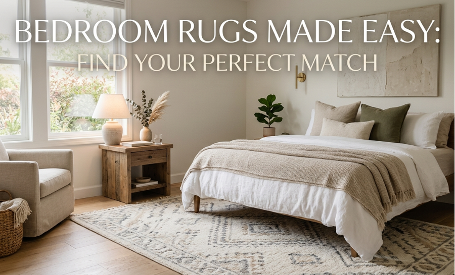 Choosing the Perfect Bedroom Rug: Size, Material & Style Guide
