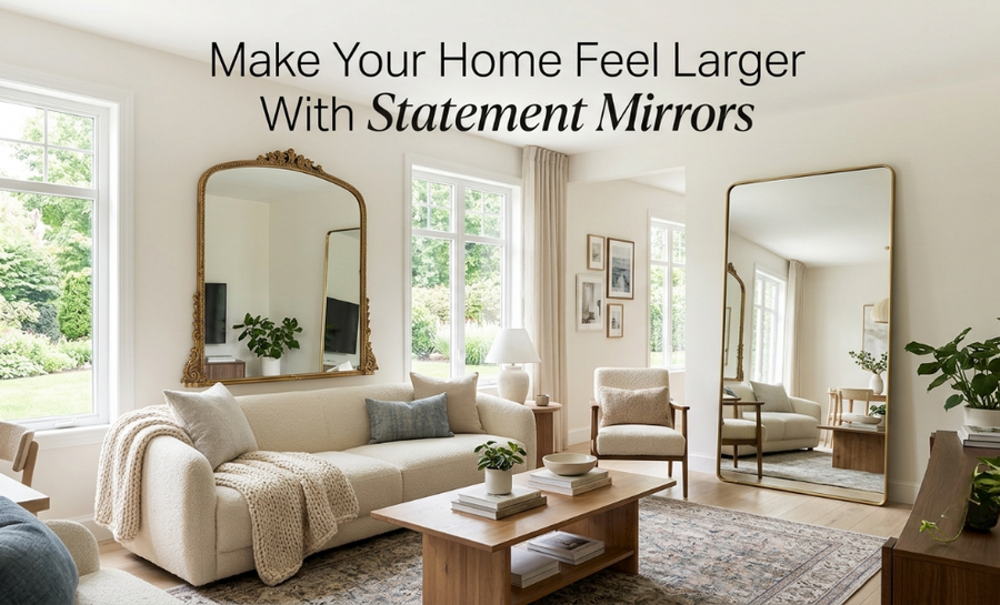 Maximize Space With Oversized Mirrors: Smart Placement Tips