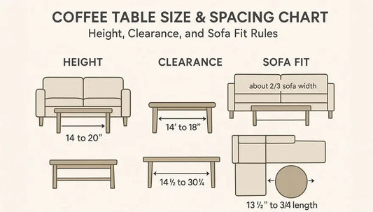 Coffee Table Size & Spacing Guide
