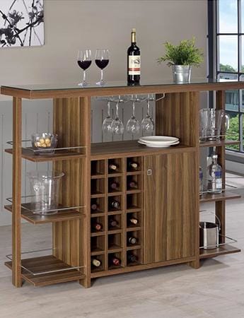 Go high on appreciation while functionally aligning your wine collection and other accessories