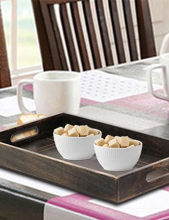 Pour in a chic design line to your kitchen collectables with Serving Trays