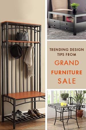 TRENDING DESIGN TIPS FROM GRAND FURNITURE SALE