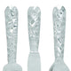 26169 Artistic Cutlery Wall Decor In Metal, Set of Three, Silver-Benzara