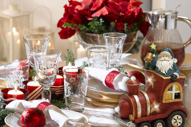 Adorable Led Santa With Engine decor Adorable Led Santa With Engine decor