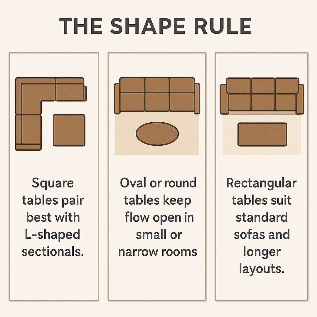 Coffee Table Size & Spacing Guide