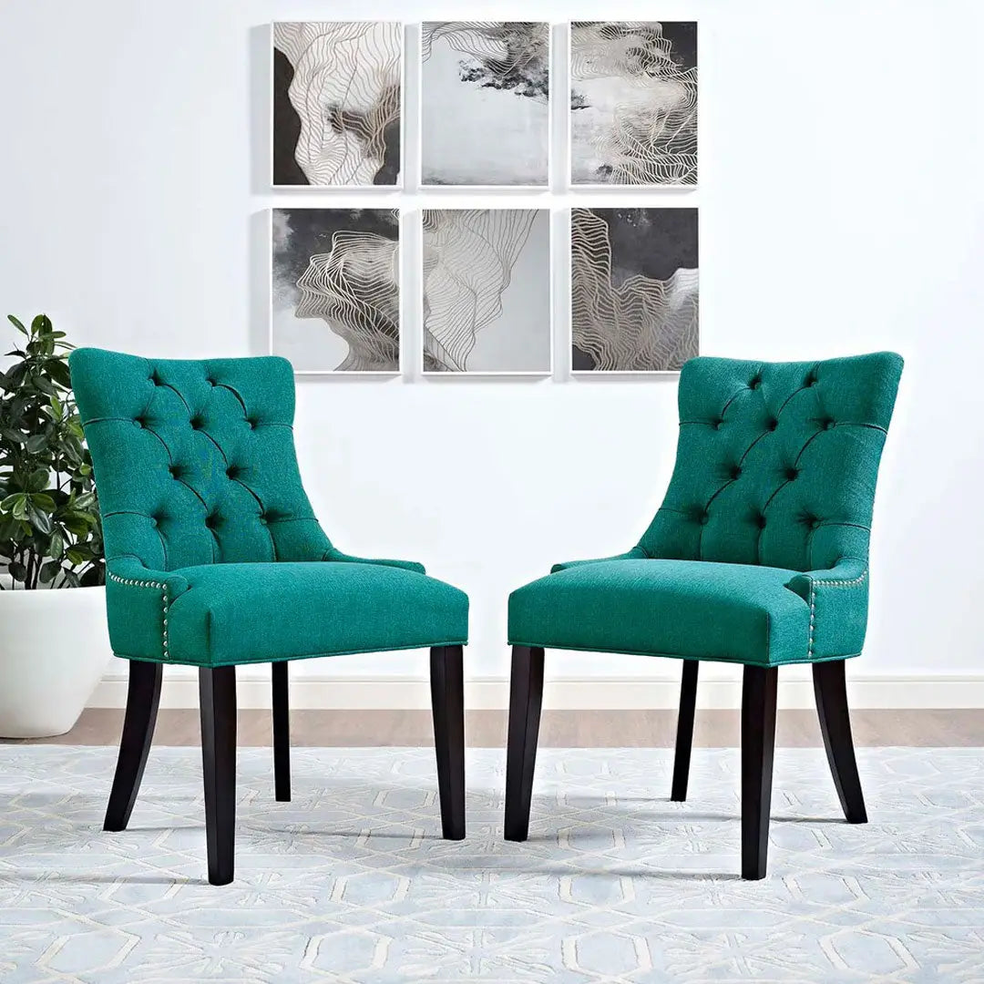 Modway Regent Set of 2 Fabric Dining Side Chair