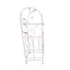 Noe Benzara Classic Free standing Metal Toilet Paper Holder, Off White