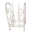 Noe Benzara Classic Free standing Metal Toilet Paper Holder, Off White