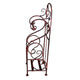 Noe Benzara Classic Free standing Metal Toilet Paper Holder, Bronze