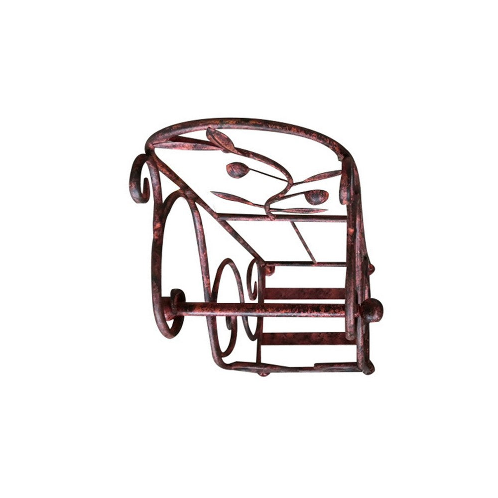 Noe Benzara Classic Free standing Metal Toilet Paper Holder, Bronze