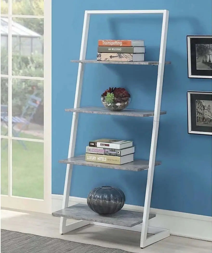 Graystone 4 Tier Ladder Bookcase/shelf Graystone 4 Tier Ladder Bookcase/shelf