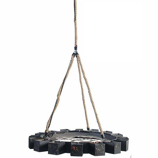 Distinctively Designed Tyre-Like Chandelier By Casagear Home
